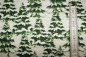 Preview: Designer-Baumwollstoff Winter Forest Trees (10 cm)